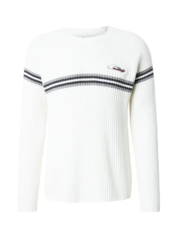 HOLLISTER HOLLISTER Pulover  siva / antracit siva / bijela
