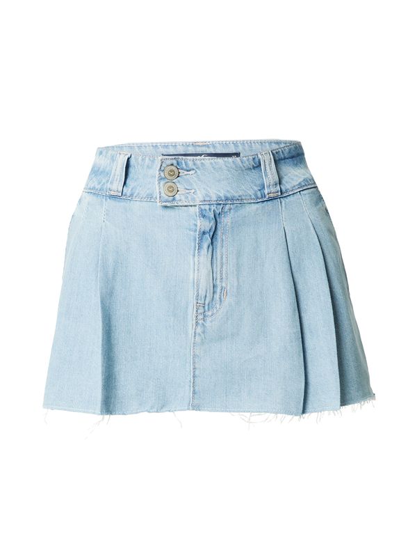HOLLISTER HOLLISTER Suknja 'APAC DENIM LR MICRO PLEATED MINI'  plava
