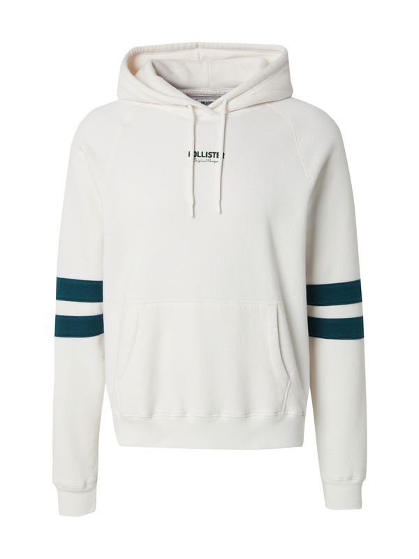 HOLLISTER HOLLISTER Sweater majica  boja pijeska / smaragdno zelena