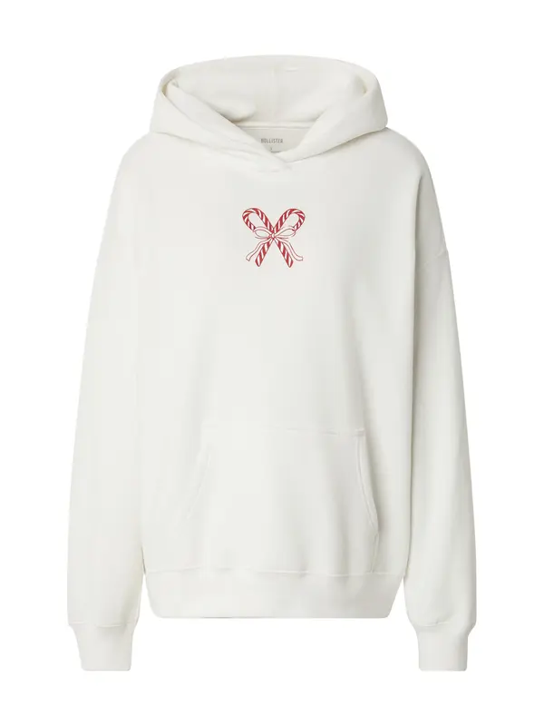 HOLLISTER HOLLISTER Sweater majica  crvena / bijela