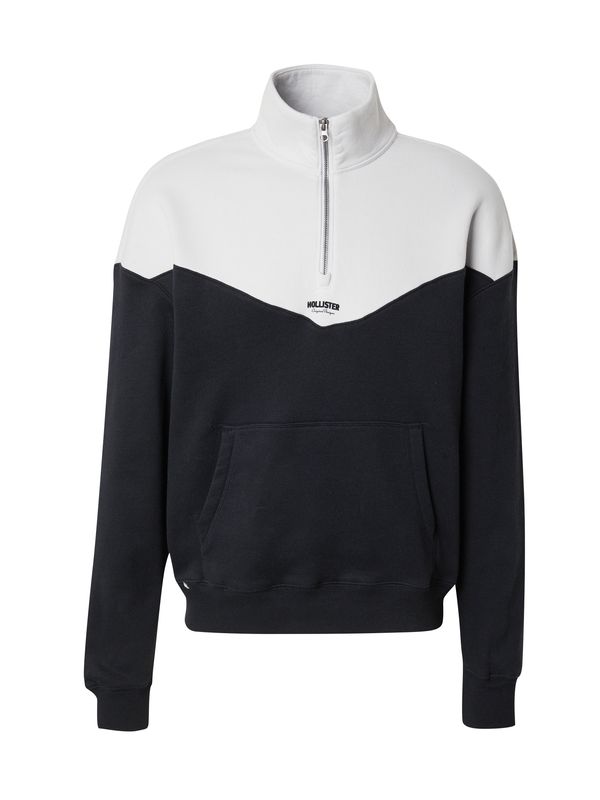 HOLLISTER HOLLISTER Sweater majica 'EMEA'  crna / bijela