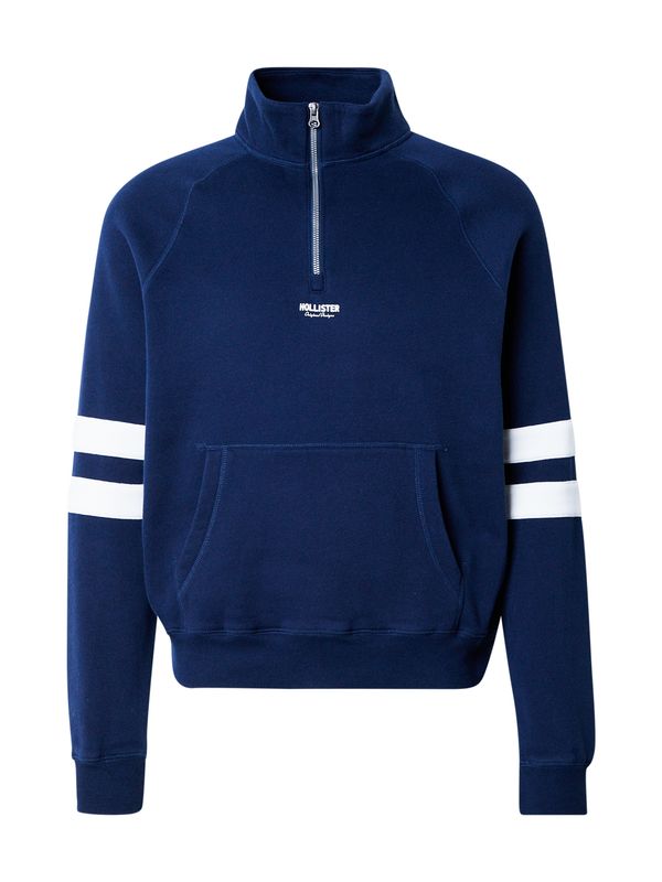 HOLLISTER HOLLISTER Sweater majica 'EMEA'  mornarsko plava / bijela
