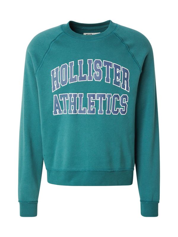 HOLLISTER HOLLISTER Sweater majica  mornarsko plava / petrol / bijela