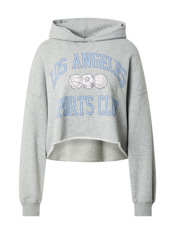 HOLLISTER HOLLISTER Sweater majica  svijetloplava / tamo siva / siva melange / bijela