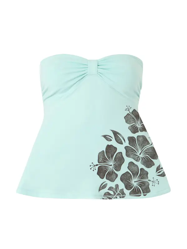 HOLLISTER HOLLISTER Top  akvamarin / crna