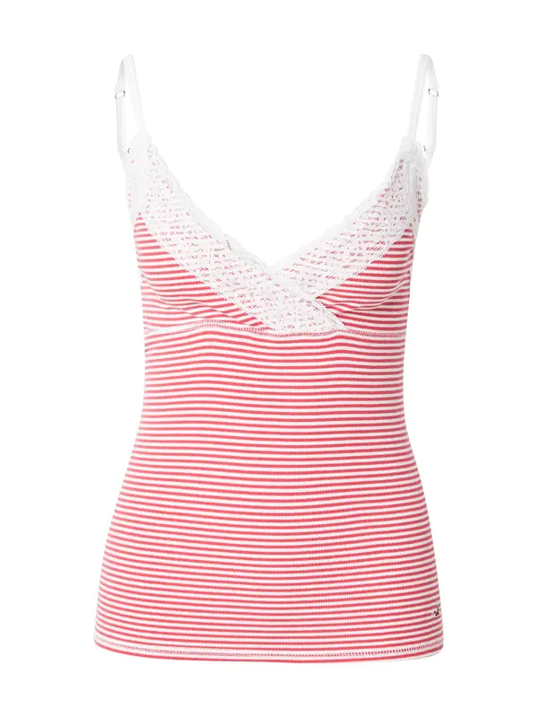 HOLLISTER HOLLISTER Top  crvena / vuneno bijela