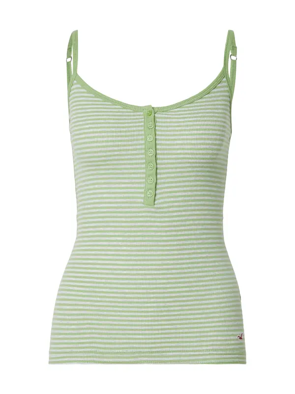HOLLISTER HOLLISTER Top 'MAR4 BARE HENLEY CAMI DTC EX'  zelena