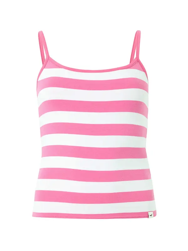 HOLLISTER HOLLISTER Top  roza / bijela