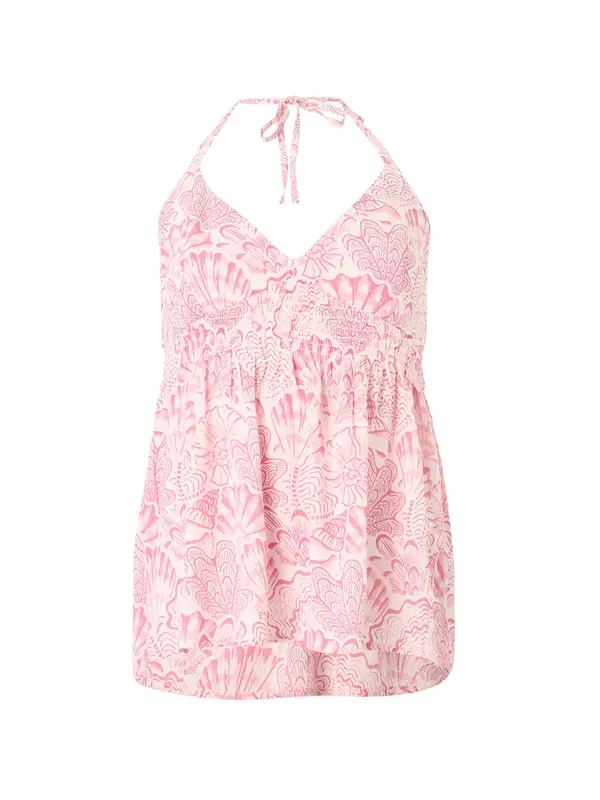 HOLLISTER HOLLISTER Top  roza / bijela