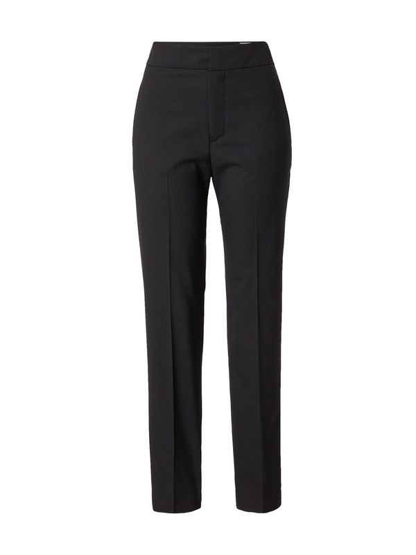 HOPE HOPE Hlače na crtu  crna