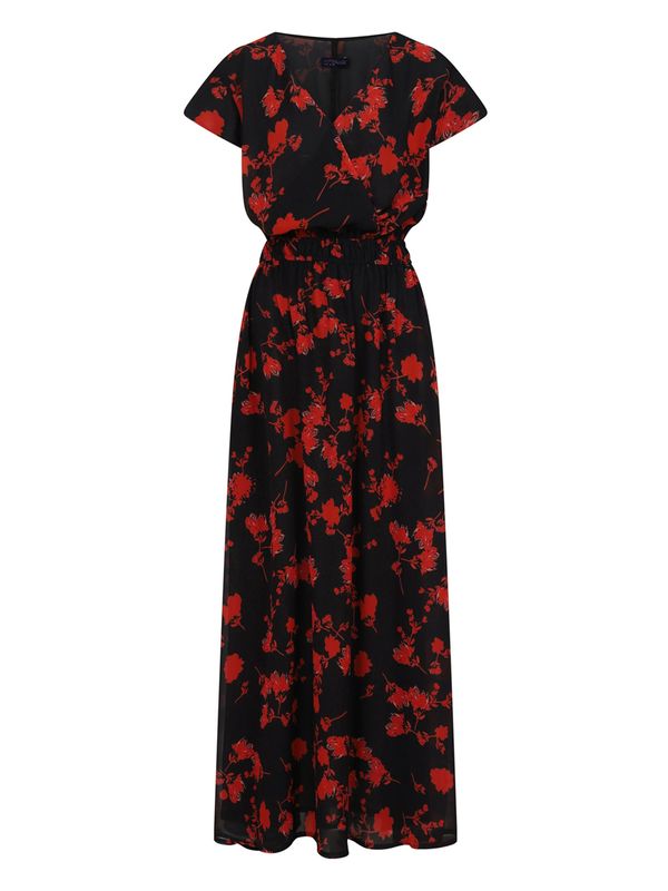 HotSquash HotSquash Haljina  boja pijeska / vatreno crvena / crna