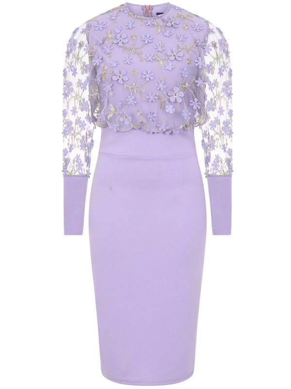 HotSquash HotSquash Haljina 'Emma'  zelena / ljubičasta