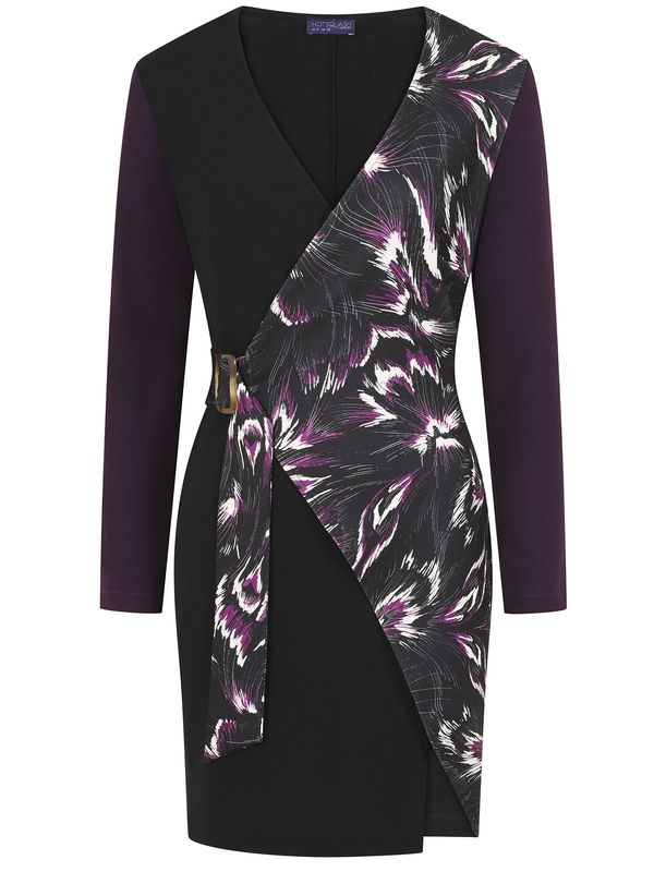 HotSquash HotSquash Haljina  ljubičasta / crna