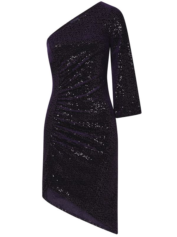 HotSquash HotSquash Haljina  ljubičasta / tamno ljubičasta