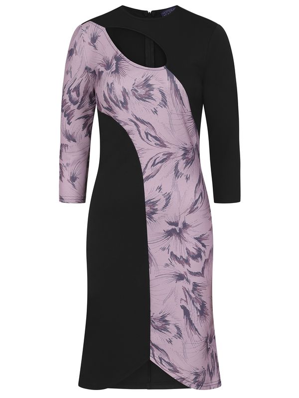 HotSquash HotSquash Haljina  svijetloljubičasta / crna