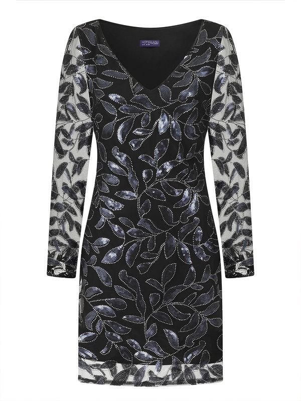 HotSquash HotSquash Koktel haljina  morsko plava / crna