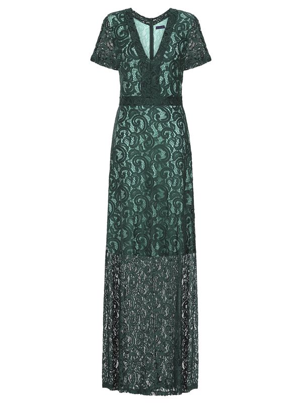 HotSquash HotSquash Večernja haljina  menta / tamno zelena