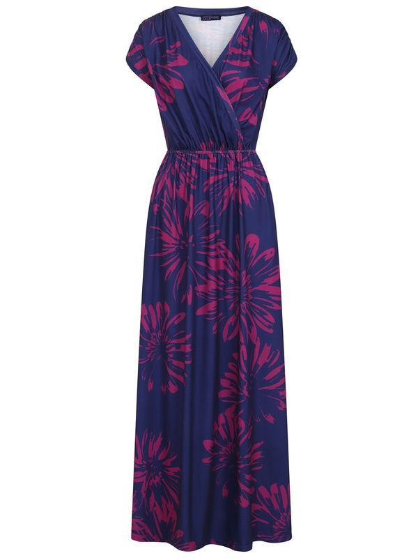 HotSquash HotSquash Večernja haljina  morsko plava / magenta