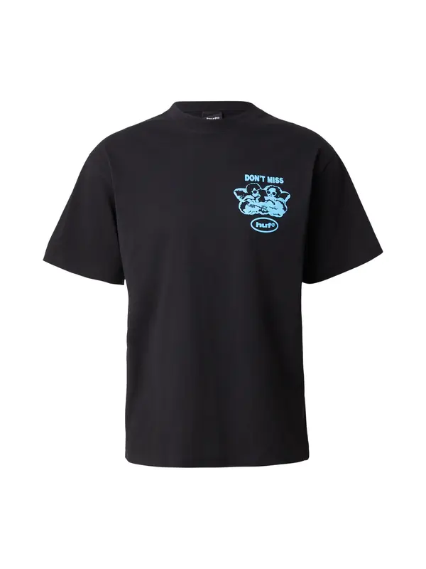 HUF HUF Majica 'After Midnight'  akvamarin / ljubičasto plava / crna