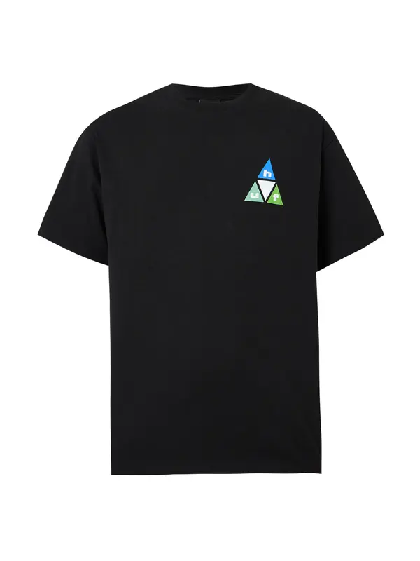 HUF HUF Majica 'Prism'  svijetloplava / menta / crna / bijela