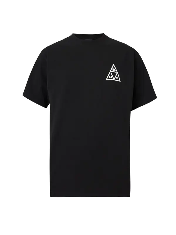 HUF HUF Majica 'Triple Triangle'  crna / bijela