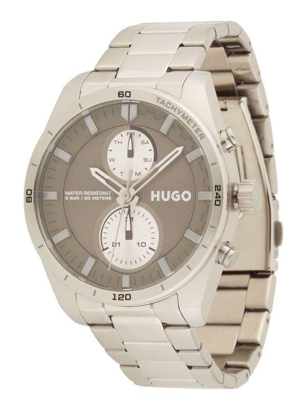 HUGO HUGO Analogni sat '#FAST'  srebro