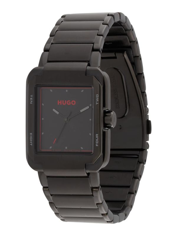 HUGO HUGO Analogni sat '#THRIVE'  crna