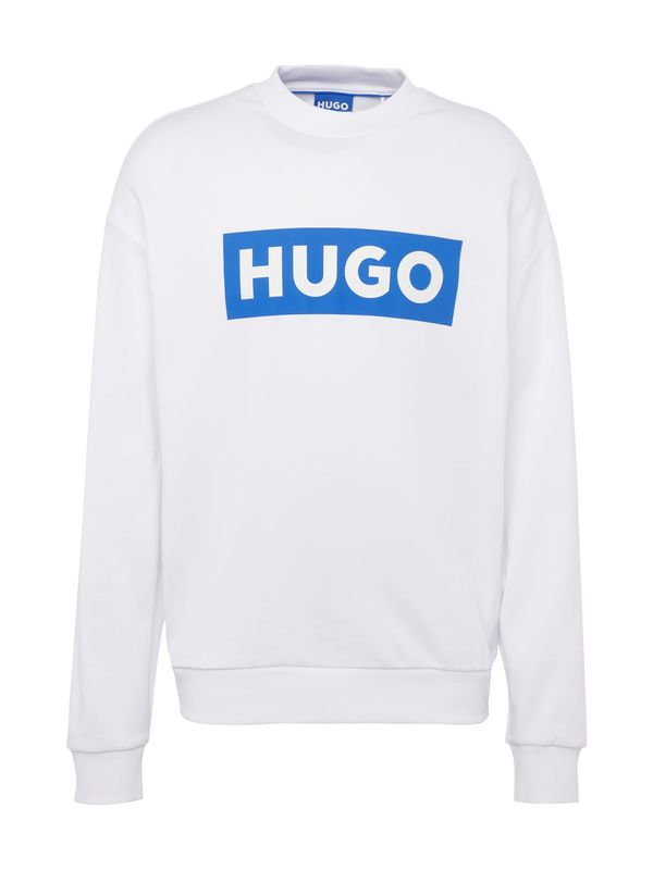 HUGO Blue HUGO Blue Sweater majica 'Niero'  kraljevsko plava / bijela