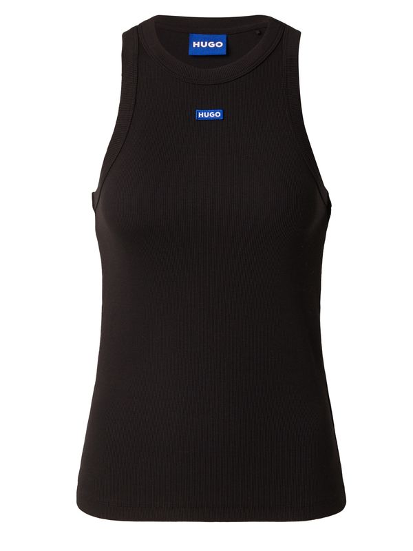 HUGO Blue HUGO Blue Top  azur / crna / bijela