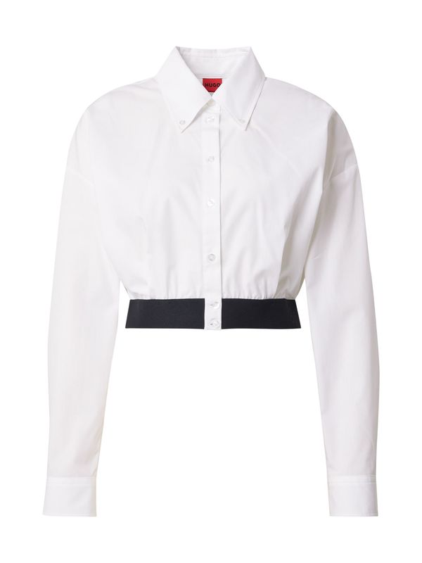 HUGO HUGO Bluza 'Evesia'  crna / bijela