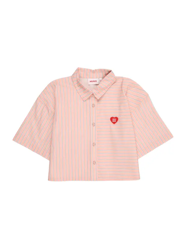 HUGO HUGO Bluza  svijetloplava / roza / crvena / bijela