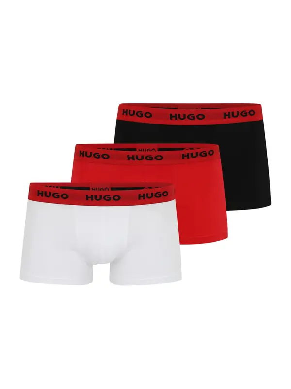 HUGO HUGO Bokserice  bež / crvena / crna