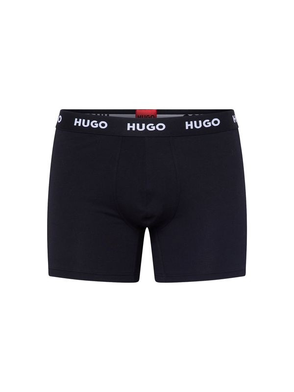 HUGO HUGO Bokserice  crna / bijela