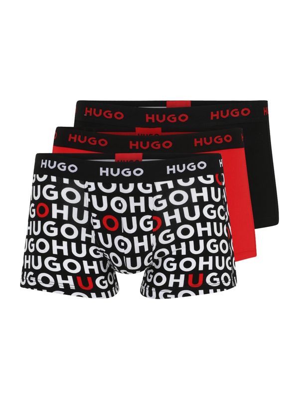 HUGO HUGO Bokserice  crvena / crna / prljavo bijela