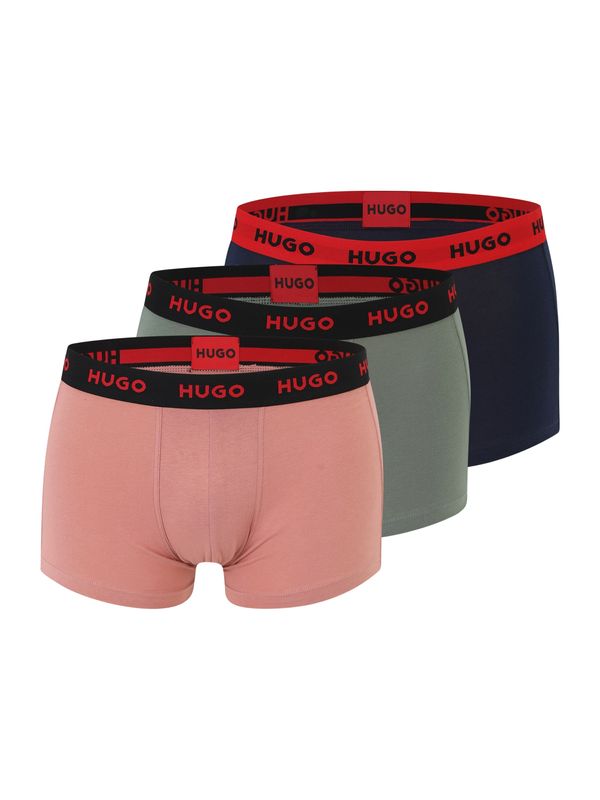 HUGO HUGO Bokserice  mornarsko plava / jabuka / roza / crvena