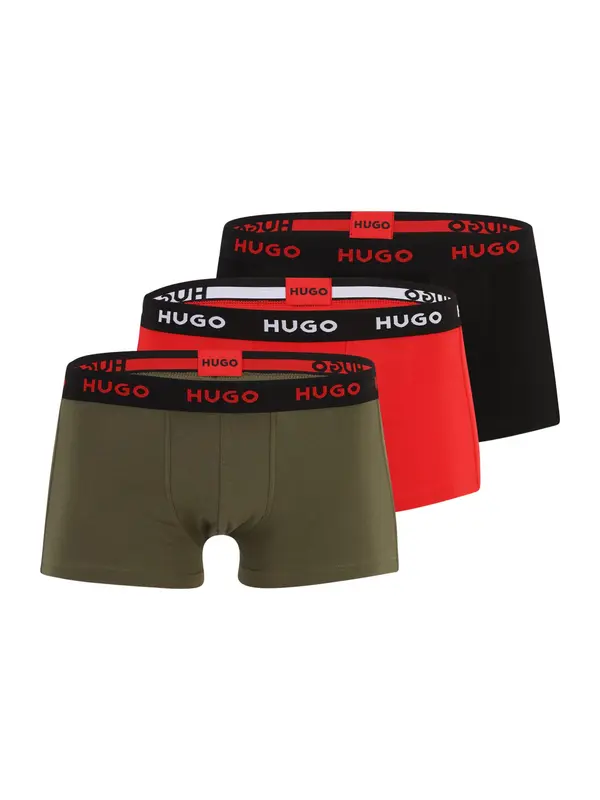 HUGO HUGO Bokserice  mornarsko plava / maslinasta / crvena / bijela