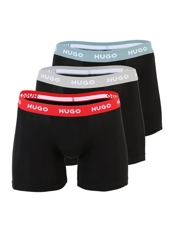 HUGO HUGO Bokserice  svijetloplava / siva / crvena / crna / bijela