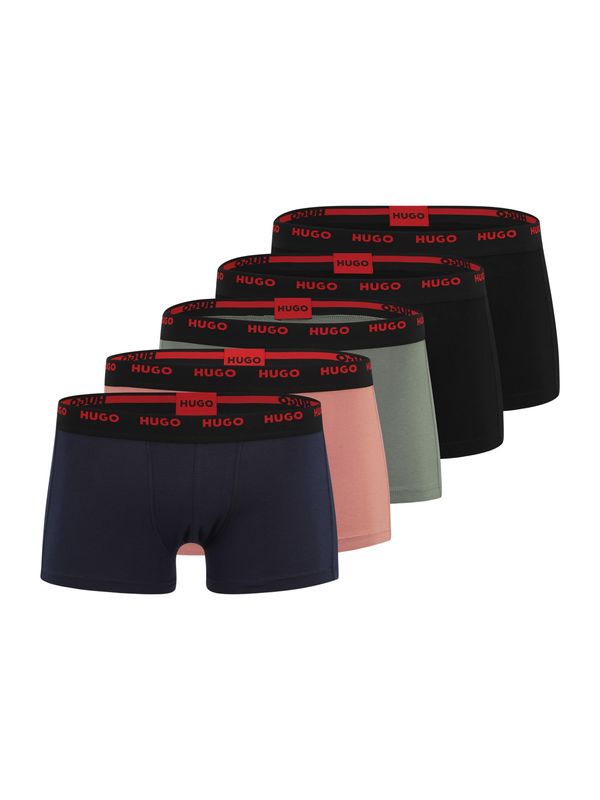 HUGO HUGO Bokserice  tamno plava / pastelno zelena / roza / crna
