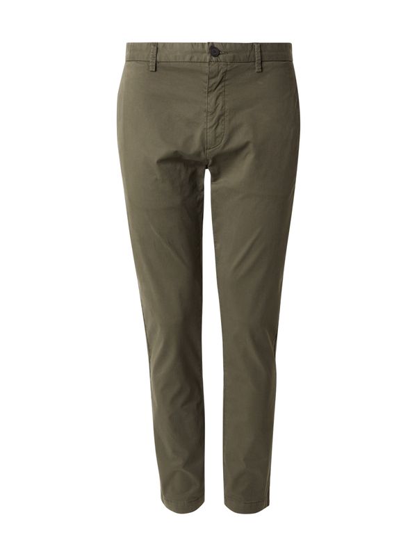 HUGO HUGO Chino hlače 'David222D'  maslinasta