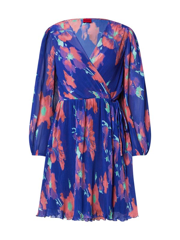 HUGO HUGO Haljina 'Kahula-1'  kraljevsko plava / menta / lila / svijetlocrvena