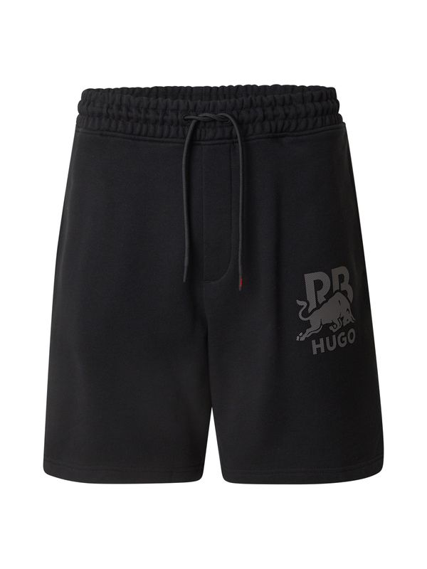 HUGO HUGO Hlače 'Deswick'  siva / crna