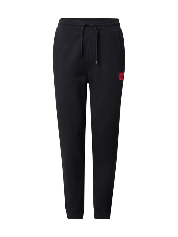 HUGO HUGO Hlače 'Doak'  svijetlocrvena / crna