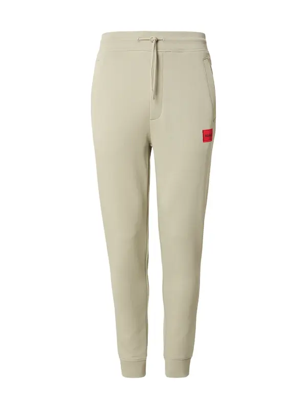 HUGO HUGO Hlače 'Doak212'  kaki / crvena / crna