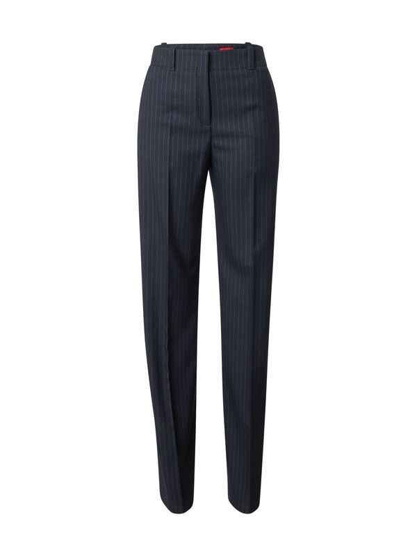 HUGO HUGO Hlače na crtu 'Hulana'  mornarsko plava / bijela