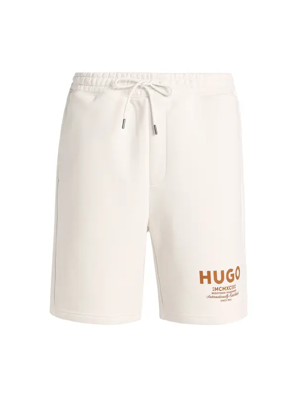 HUGO HUGO Hlače 'Nomario'  konjak / vuneno bijela
