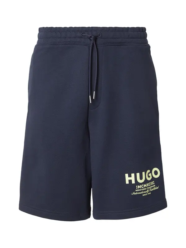 HUGO HUGO Hlače 'Nomario'  mornarsko plava / jabuka