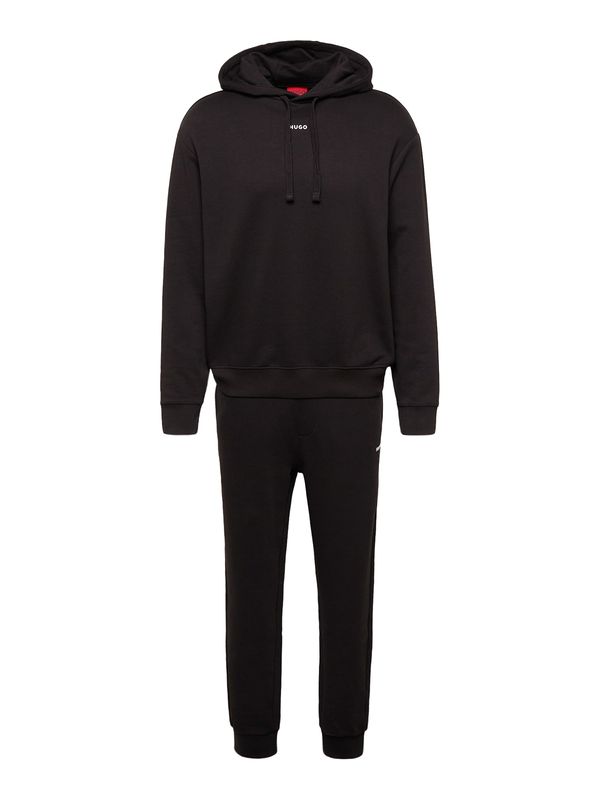 HUGO HUGO Jogging komplet 'Dapo Dayote'  crna / bijela