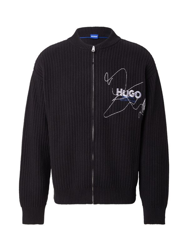 HUGO HUGO Kardigan 'Socee'  plava / crna / bijela