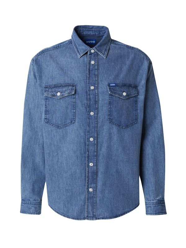 HUGO HUGO Košulja 'Ebino'  plavi traper
