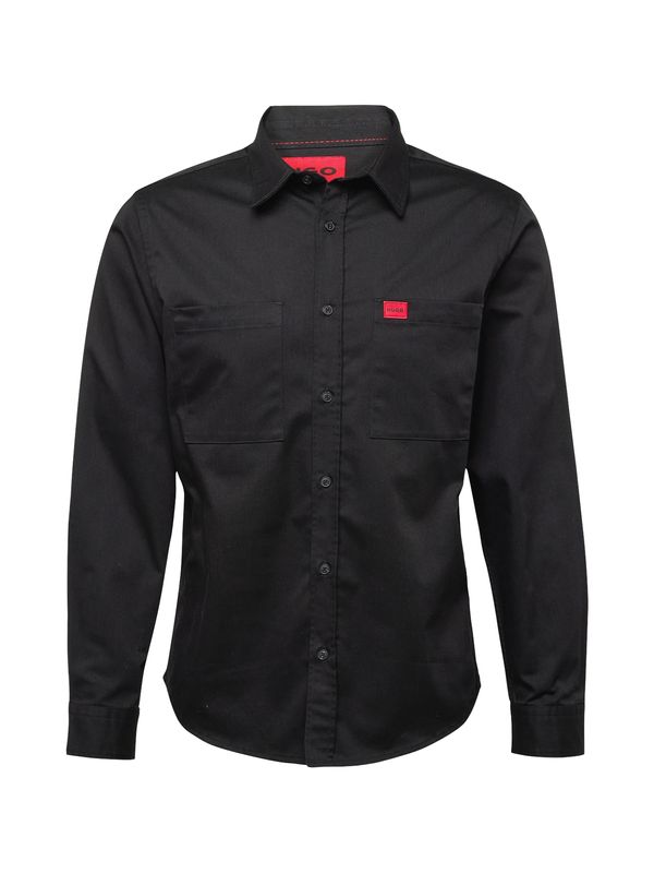 HUGO HUGO Košulja 'Egrin'  crvena / crna